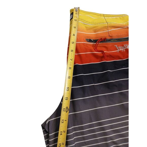 O'Neill Jordy Smith Freak Collection Board Shorts Mens 36 Rasta Raggae Tropical - Picture 13 of 16